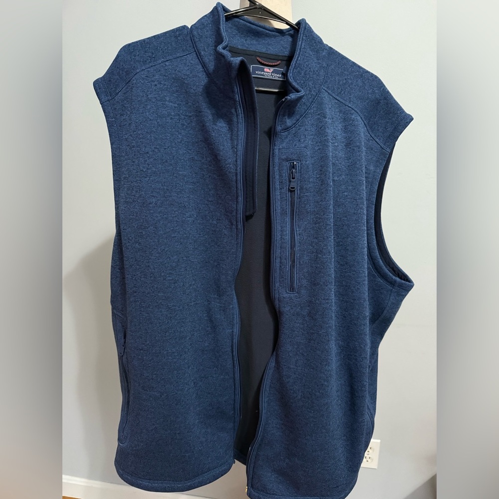 Vineyard Vines Deep Blue Vest 2XLB